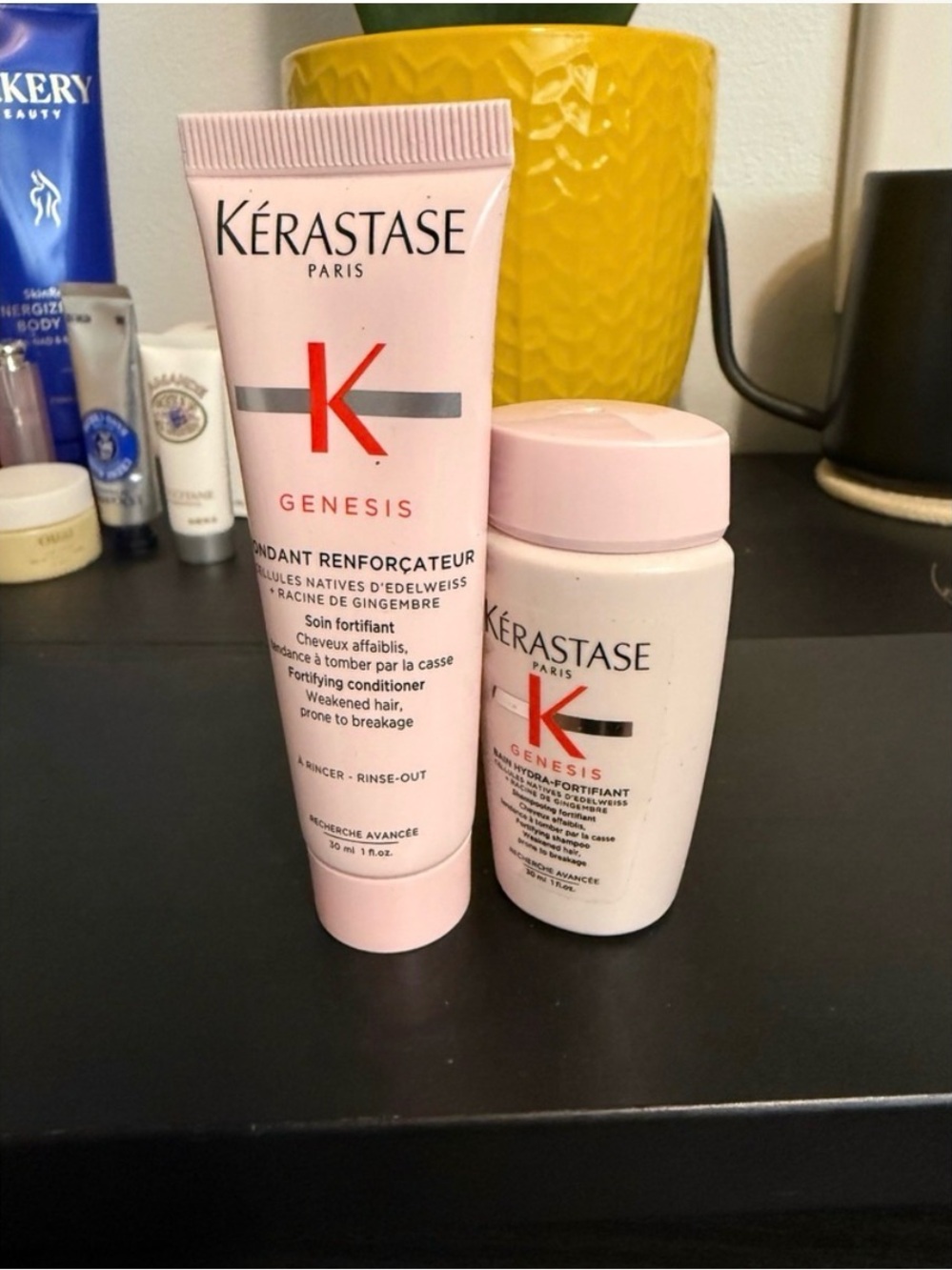 Genesis Fortifying Conditioner & Serum Set - Pink